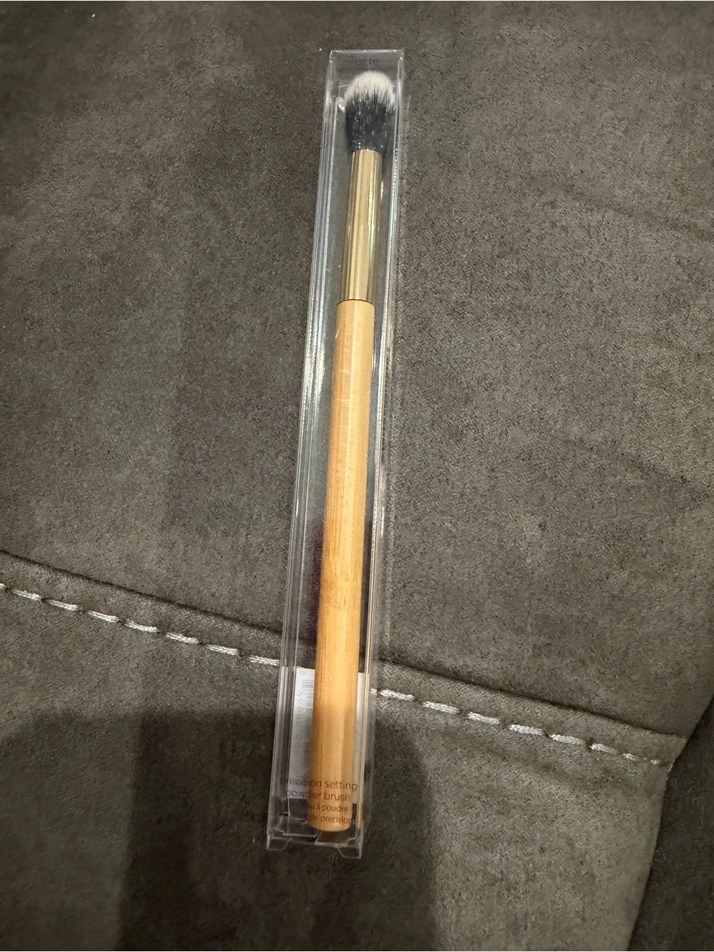 New tarte Bamboo-Handle Blending Brush in Gold and Black-White Bristles